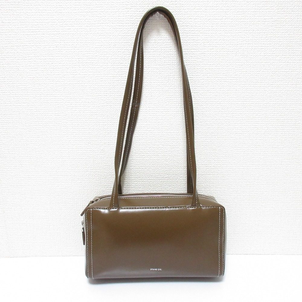スタンドオイル POST BAG エコレザーショルダーバッグ