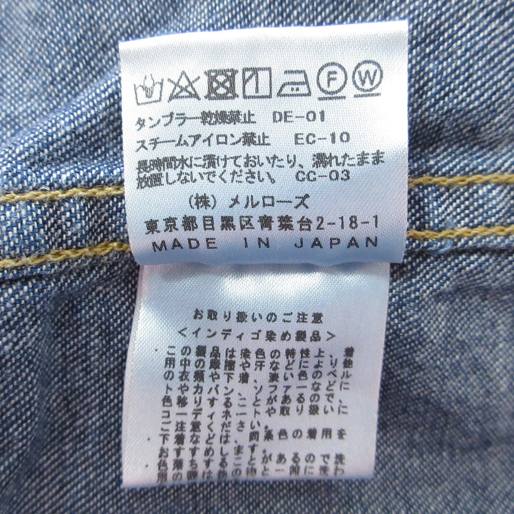 MINEDENIM CONVERSE TOKYO デニムロングシャツワンピース