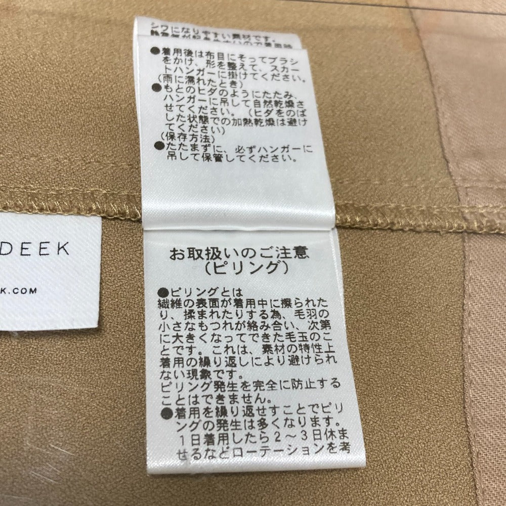 ELENDEEK PANEL PLEATS BUSTIER ニットワンピース