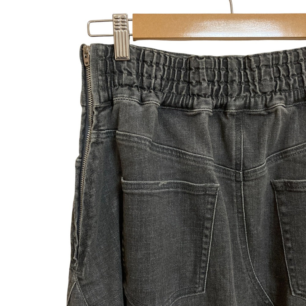 スリードッツ Denim volume flair スカート