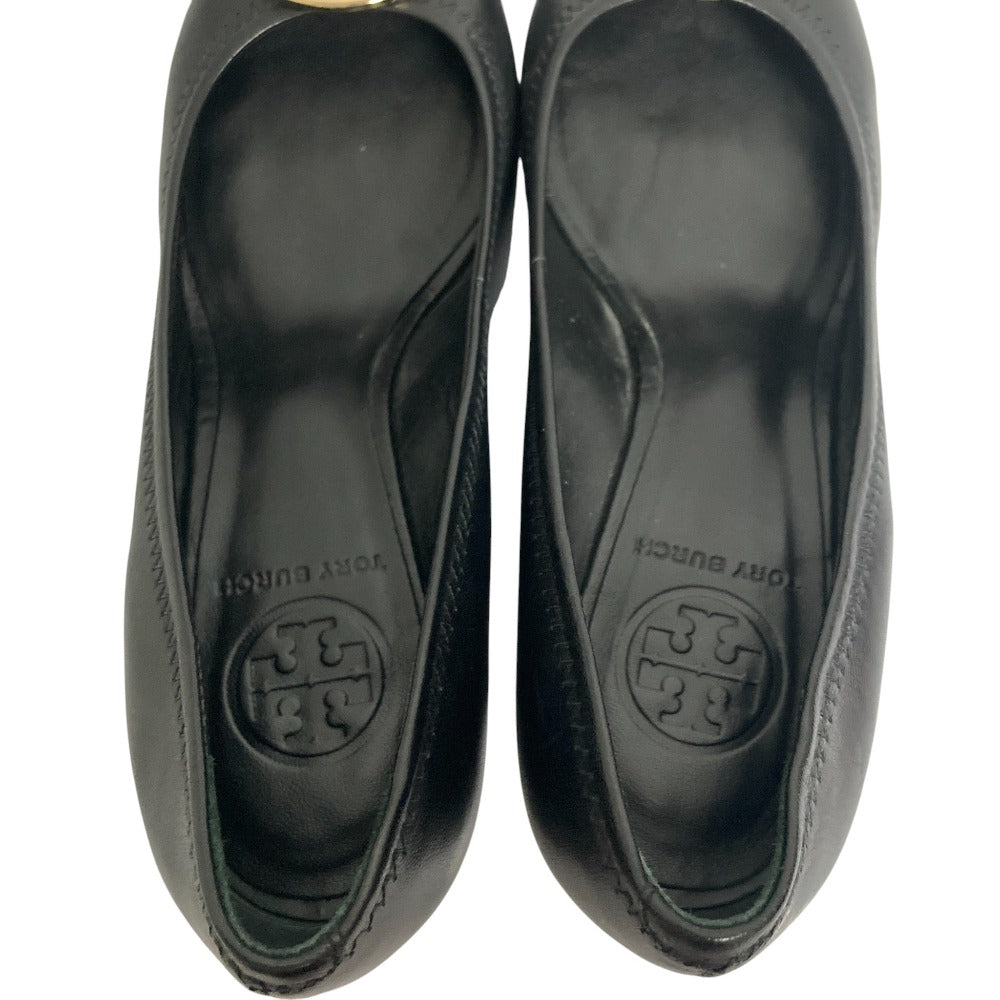 トリー バーチ レザー ウェッジ パンプス