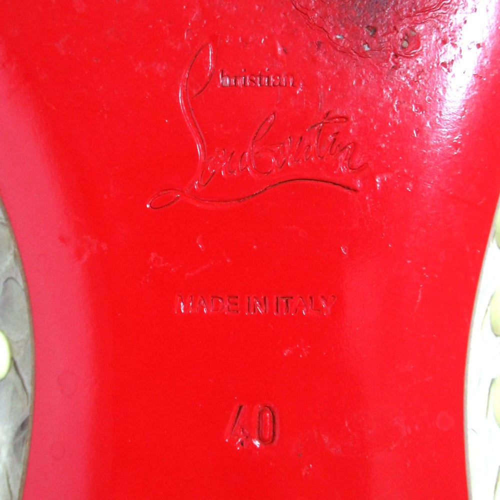 クリスチャンルブタン ローラーボーイ スパイクスタッズ スリッポン スニーカー