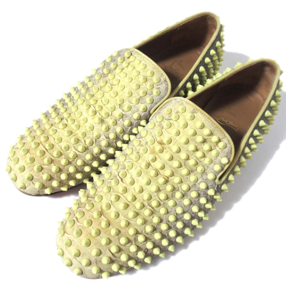 クリスチャンルブタン ローラーボーイ スパイクスタッズ スリッポン スニーカー