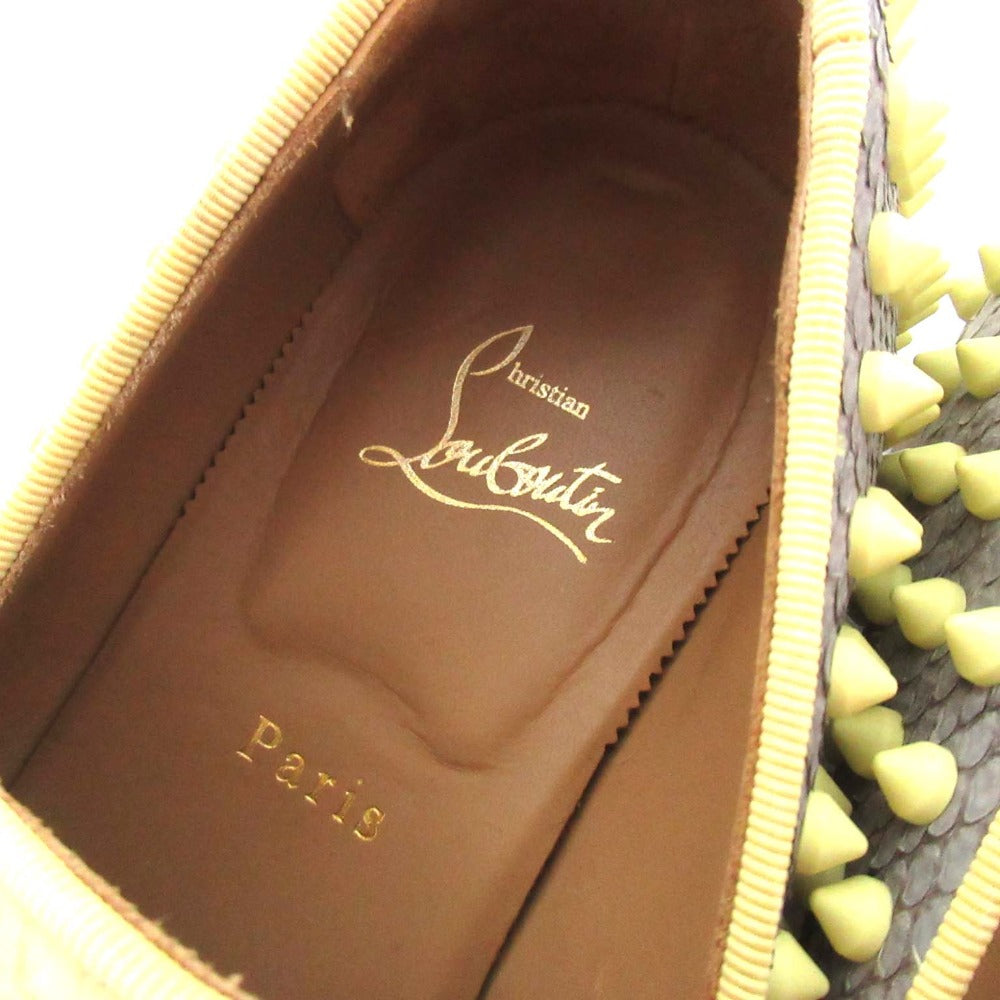 クリスチャンルブタン ローラーボーイ スパイクスタッズ スリッポン スニーカー