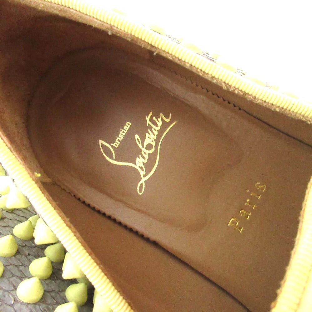 クリスチャンルブタン ローラーボーイ スパイクスタッズ スリッポン スニーカー