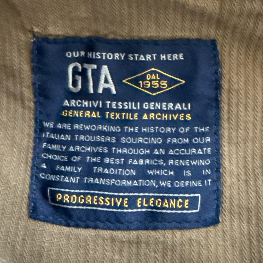 GTA SLIM FIT コットンパンツ