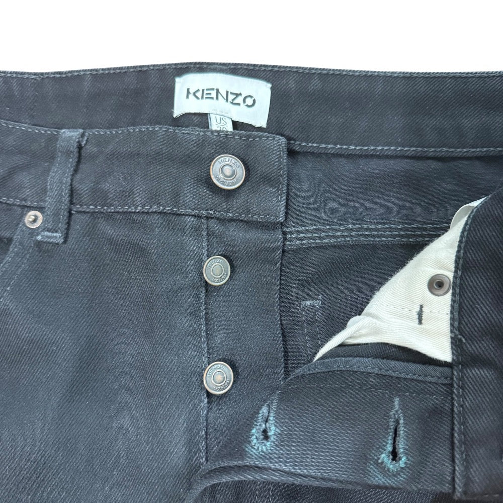 ケンゾー ロゴ刺繍デニムパンツ