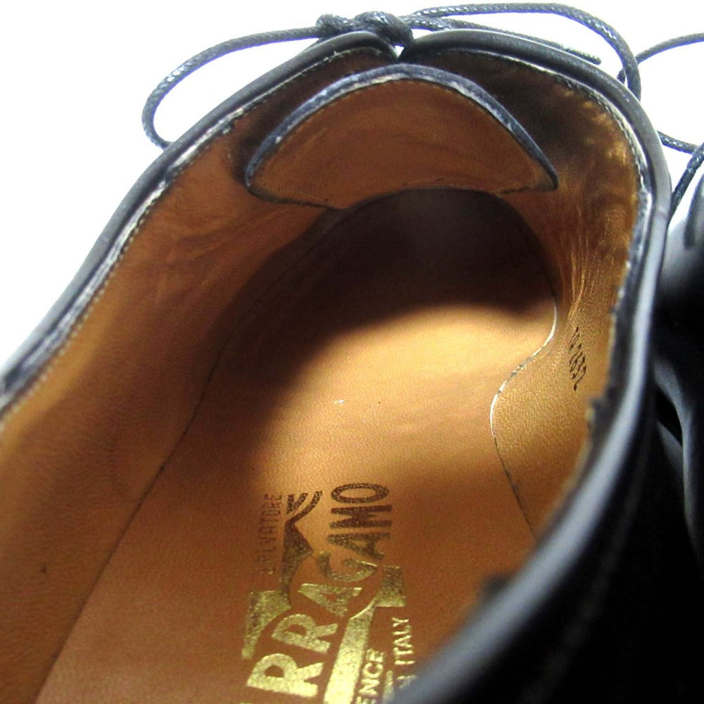 サルヴァトーレ フェラガモ レザー ドレス シューズ