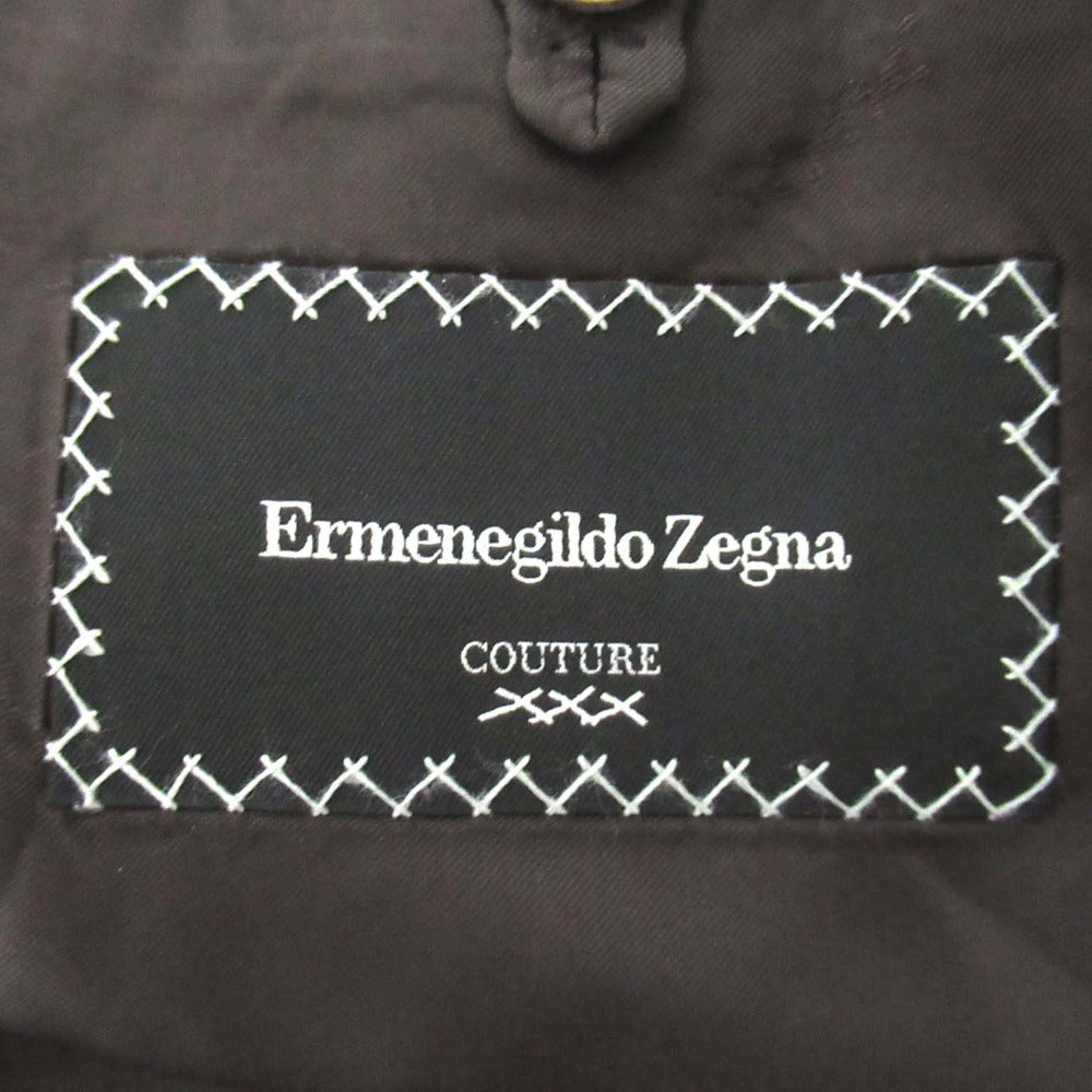 エルメネジルド ゼニア クチュール カシミヤ シルク ヘリンボーン ジャケット