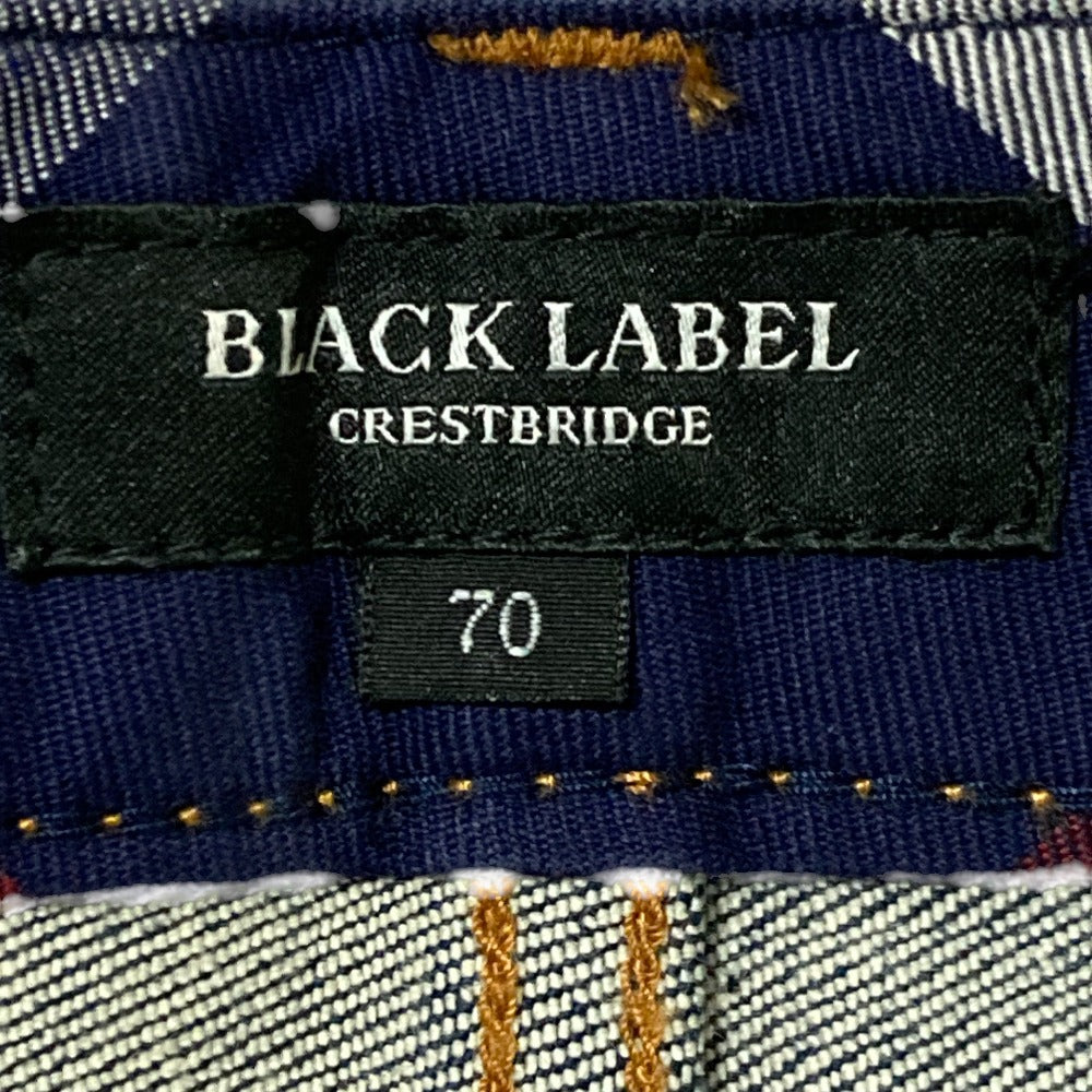 ブラックレーベル・クレストブリッジ コットンテーパードデニムパンツ