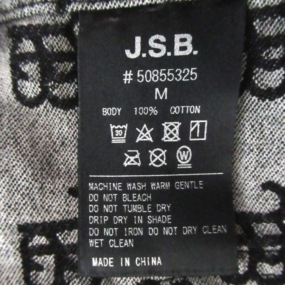 J.S.B. デニムモノグラムカバーオール