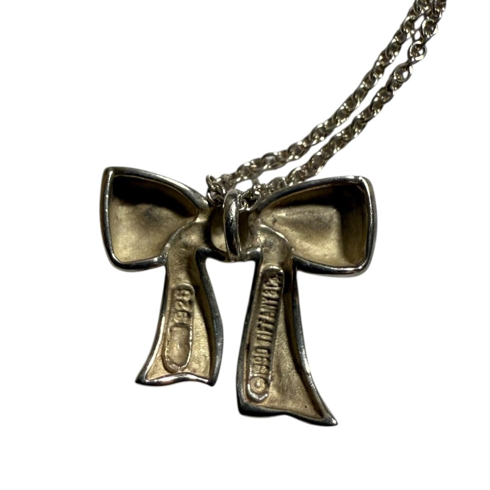 ティファニー & Co. リボン 925 シルバー ネックレス