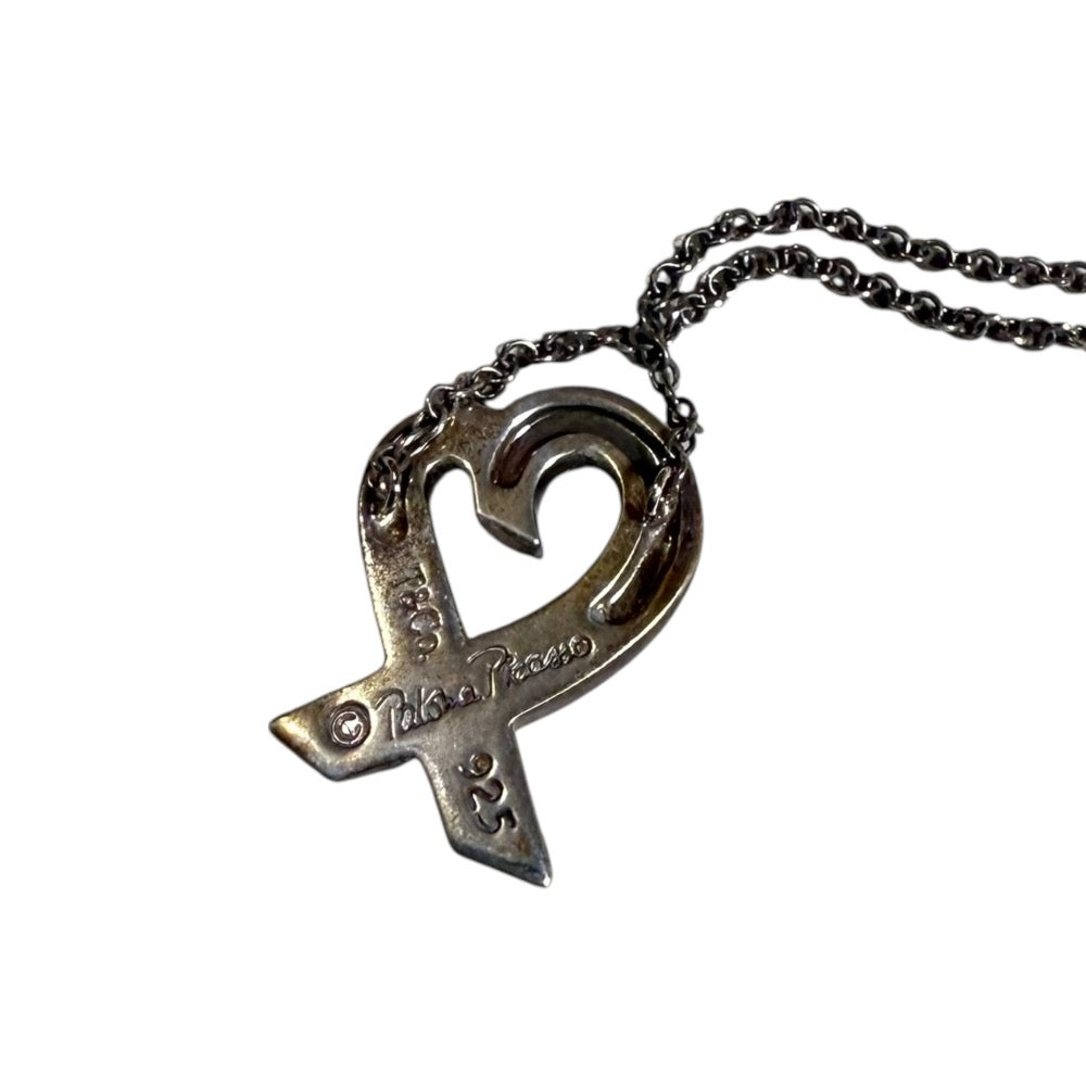 ティファニー & Co. ラビング ハート 925 シルバー ネックレス