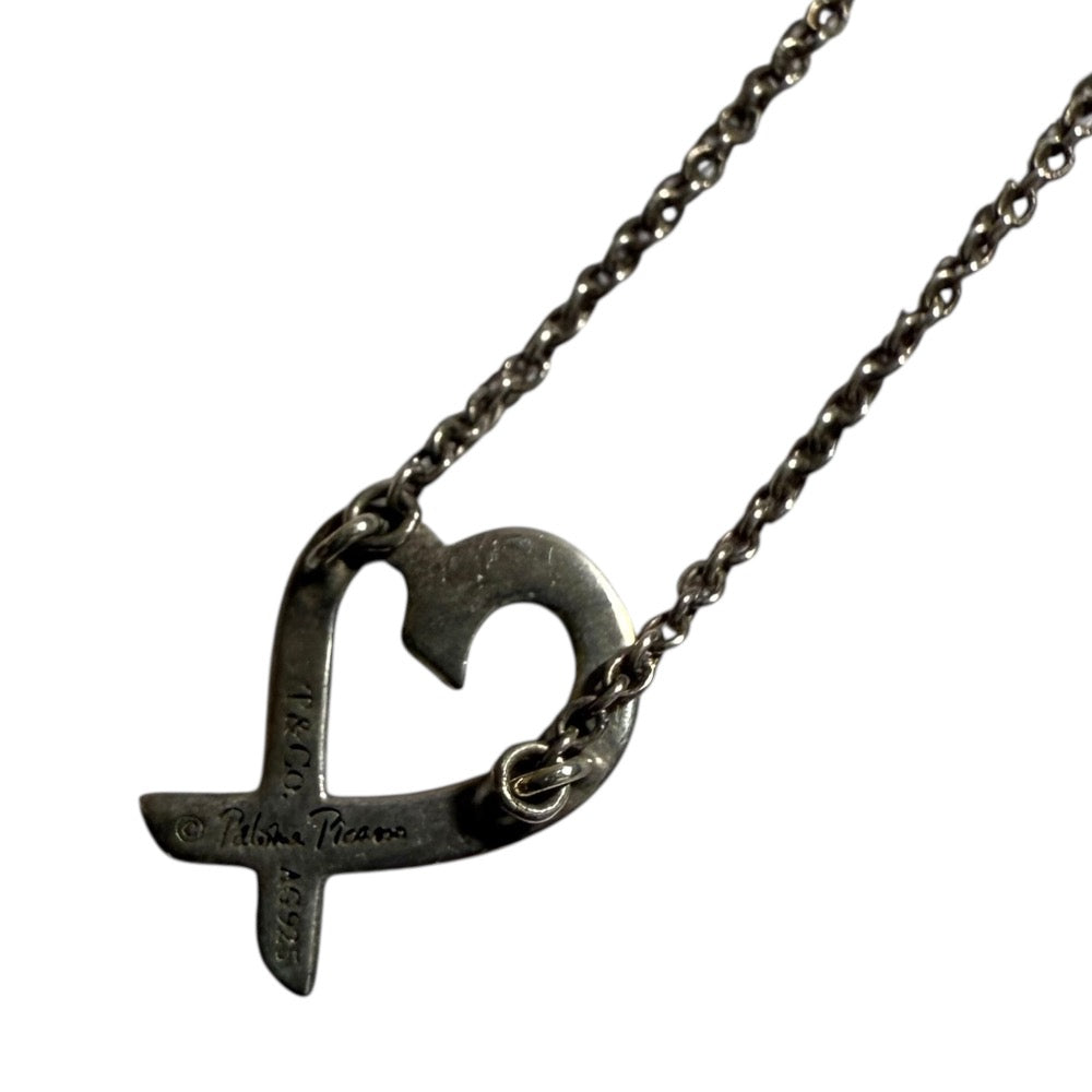 ティファニー & Co. ラビング ハート 925 シルバー ネックレス