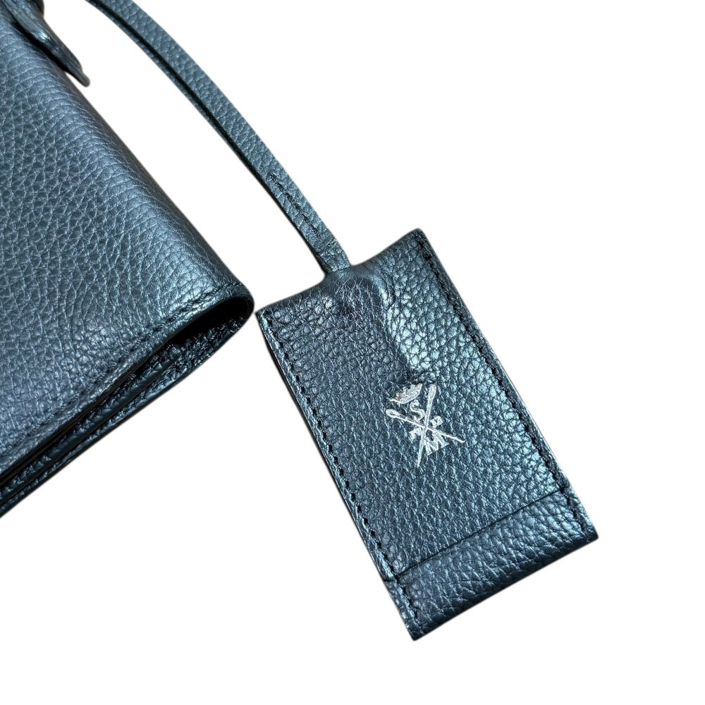 ストール マンテラッシ シュリンク レザー ブリーフケース