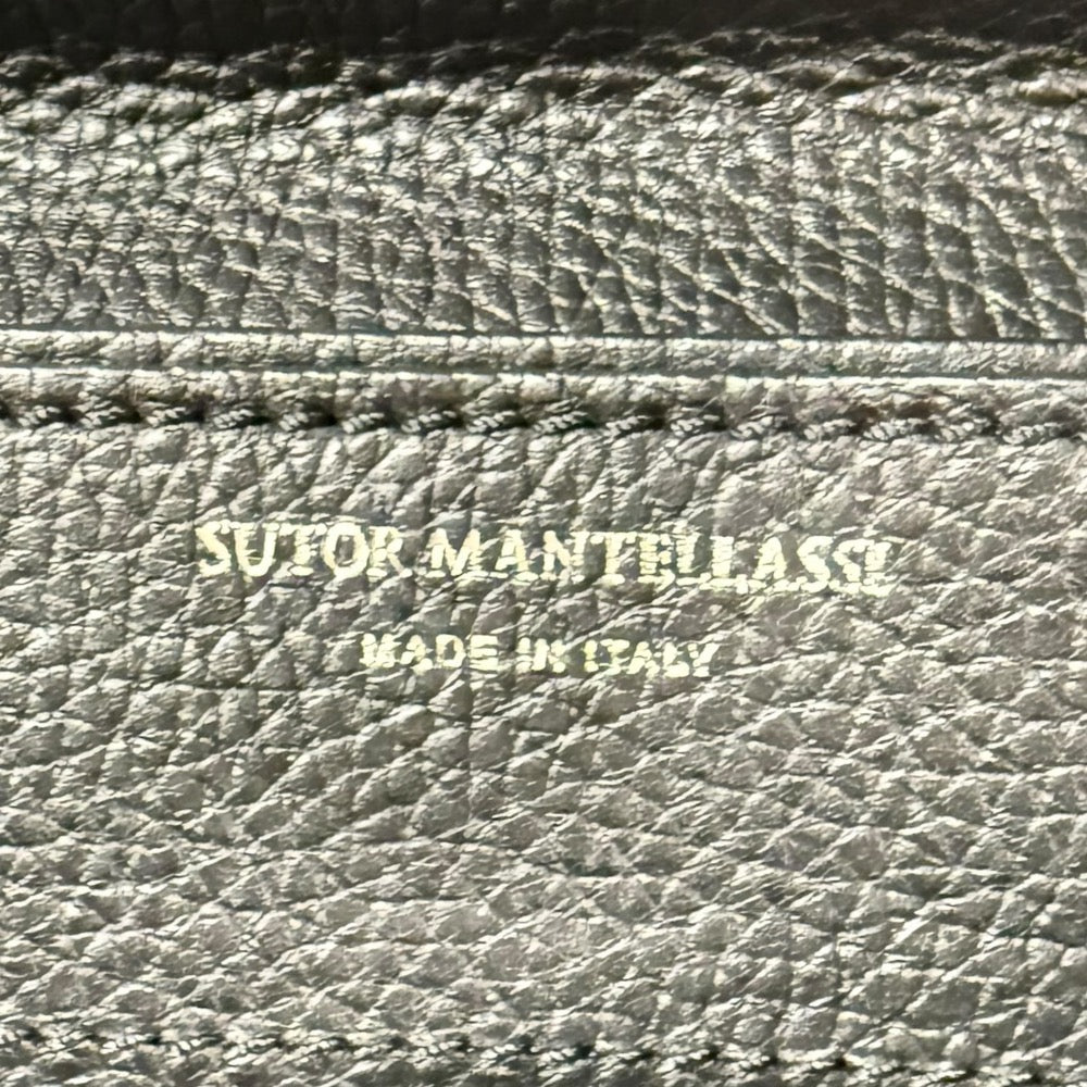 ストール マンテラッシ シュリンク レザー ブリーフケース