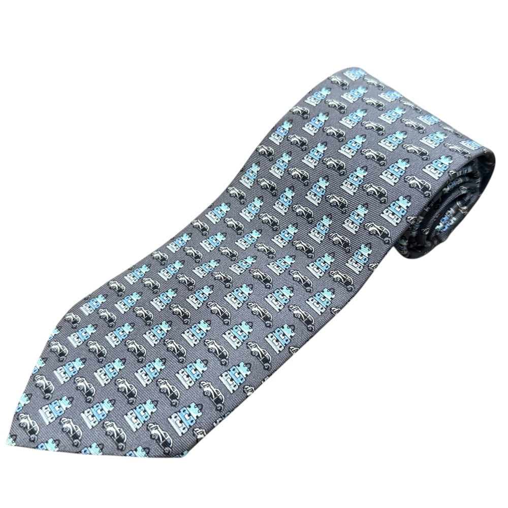 ルイ・ヴィトン マイクロ パターン シルク タイ