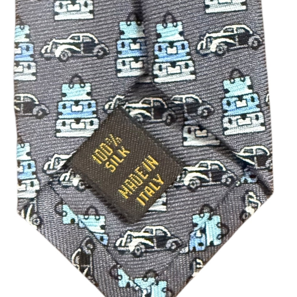 ルイ・ヴィトン マイクロ パターン シルク タイ