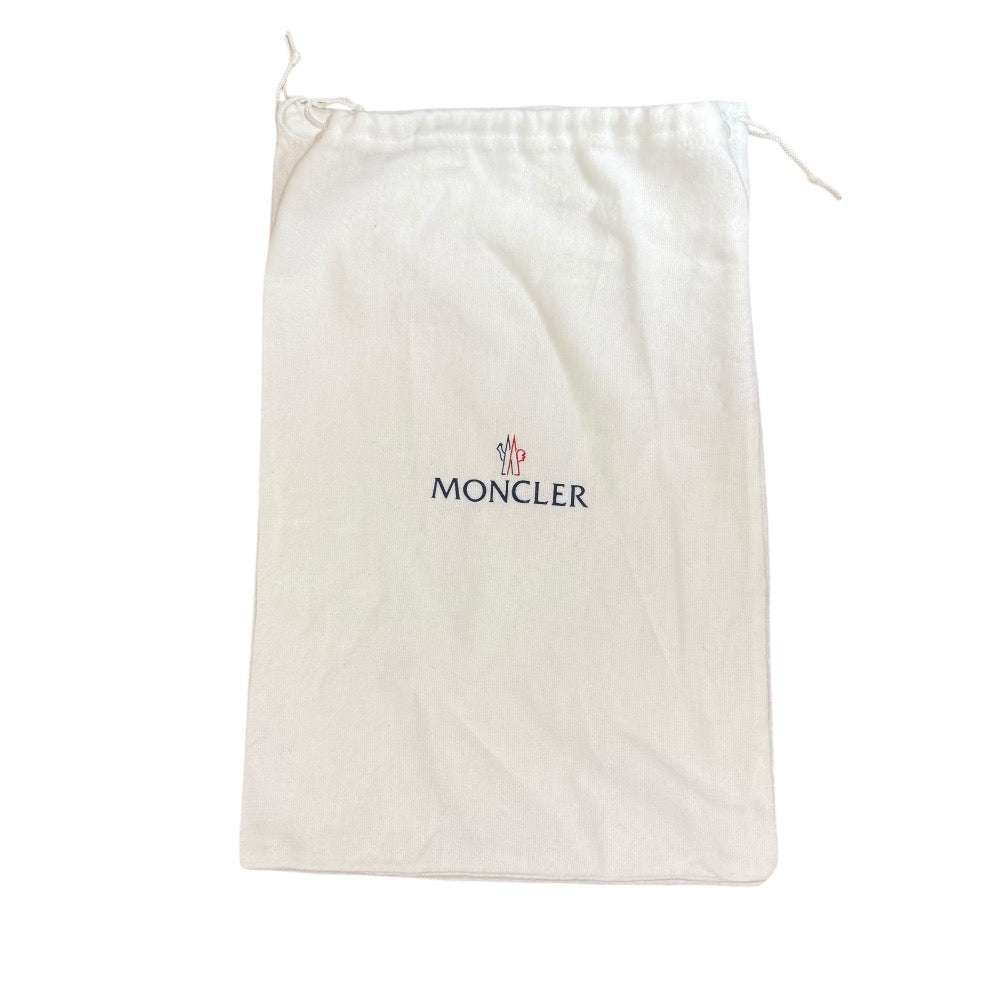 モンクレール トリコロール ライン レザー スニーカー