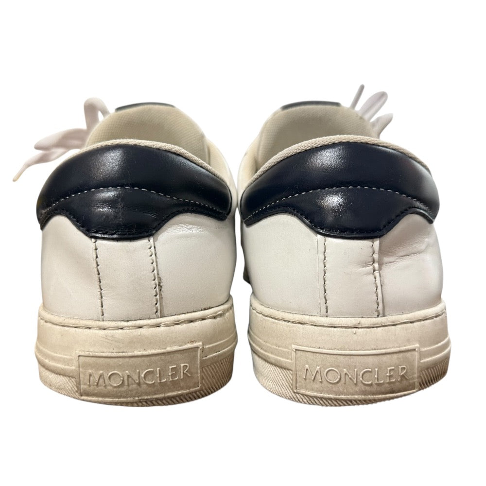 モンクレール トリコロール ライン レザー スニーカー