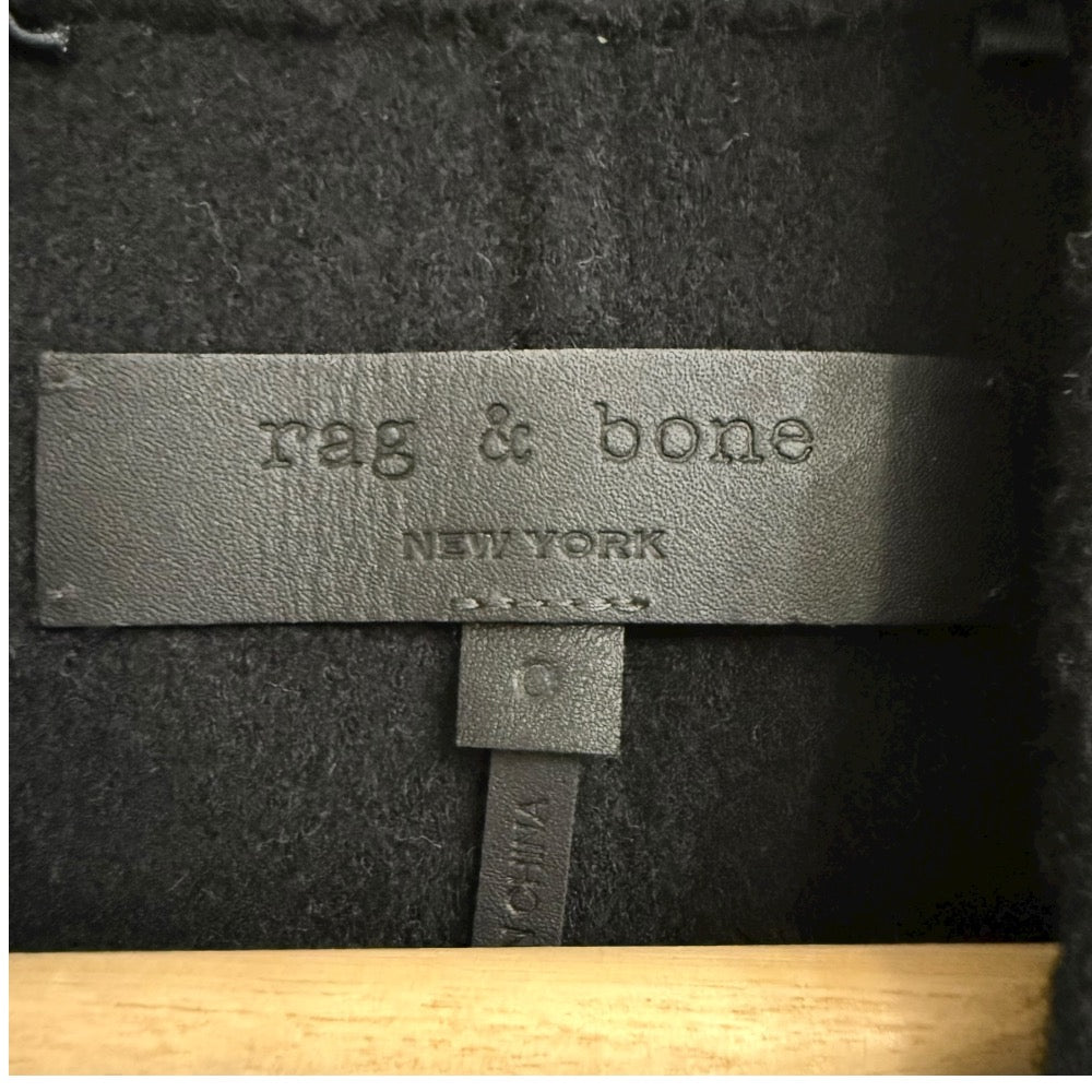 rag & bone バイカラーロングジレベスト