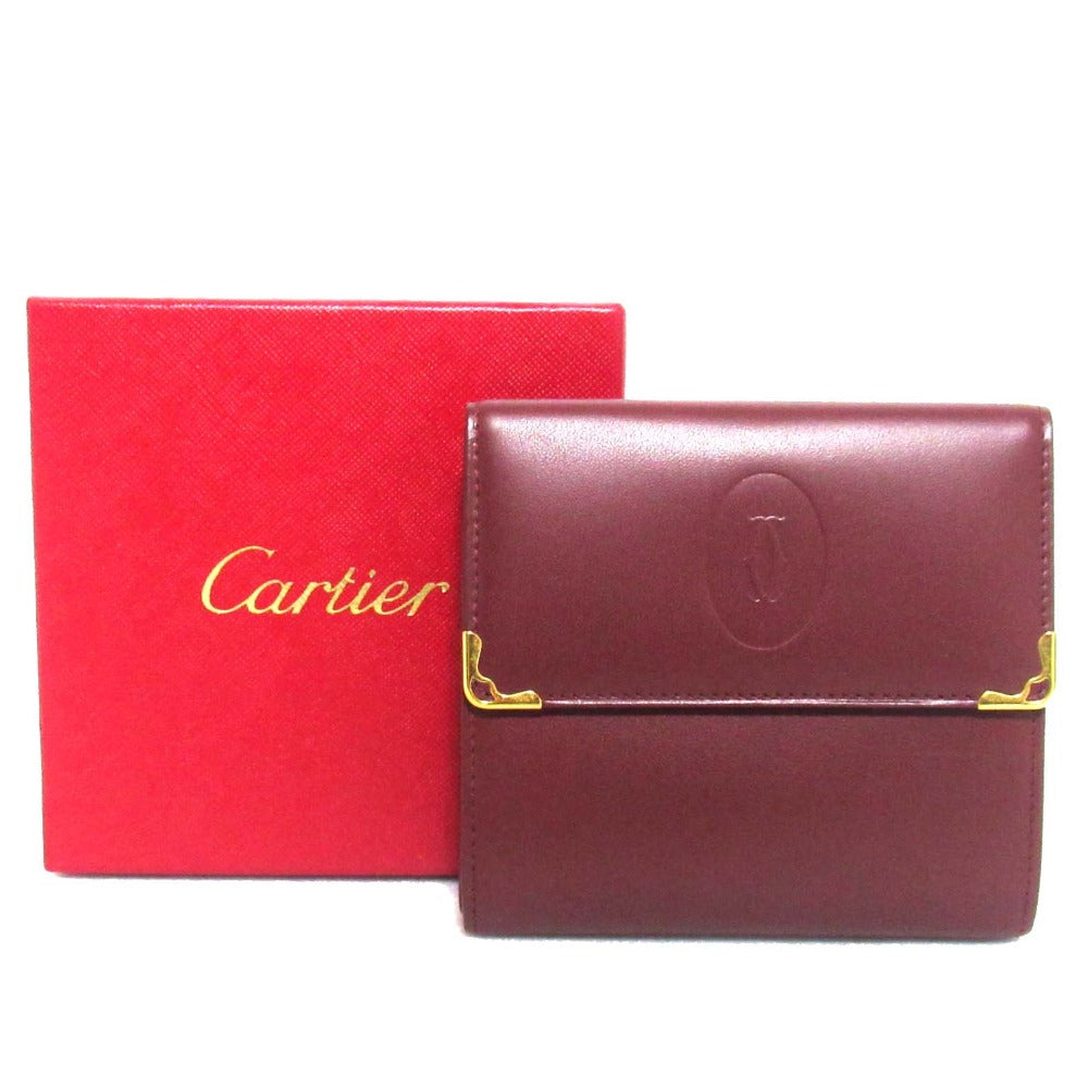 カルティエ マストライン 三つ折り財布