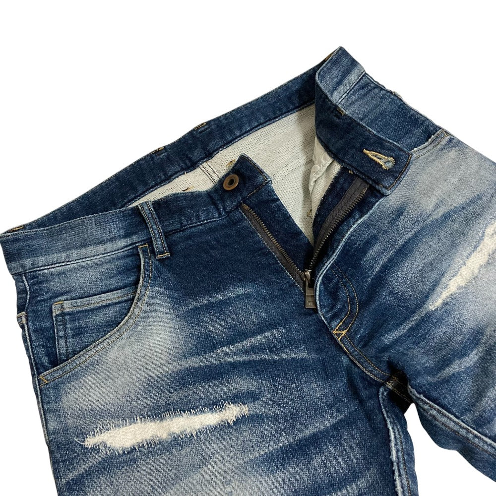 wjk tight knit-denim パンツ