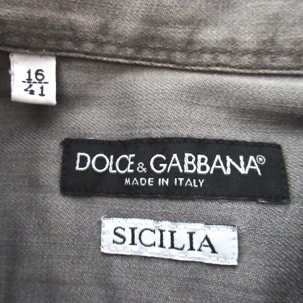 ドルチェ&ガッバーナ SICILIA デニムシャツ