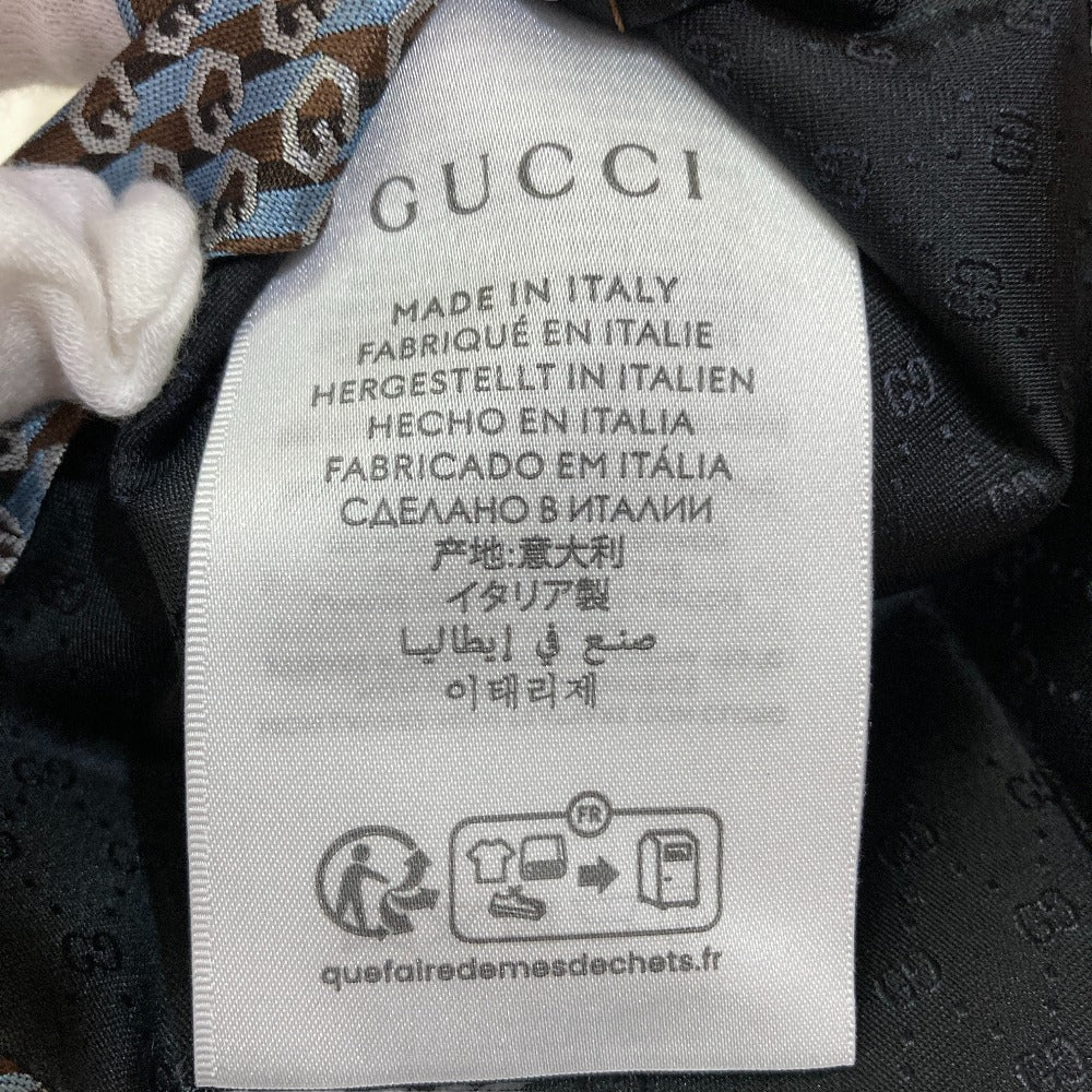 グッチ Gロゴジャガード シルクネクタイ