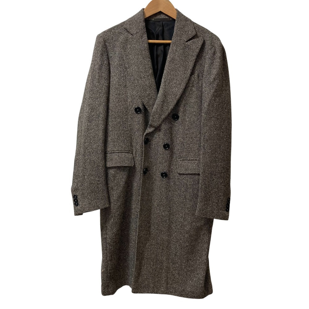 エリコフォルミコラ ヘリンボーンウールコート