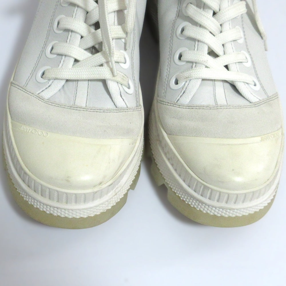 ジミーチュウ NORD/M レザーハイカットスニーカー