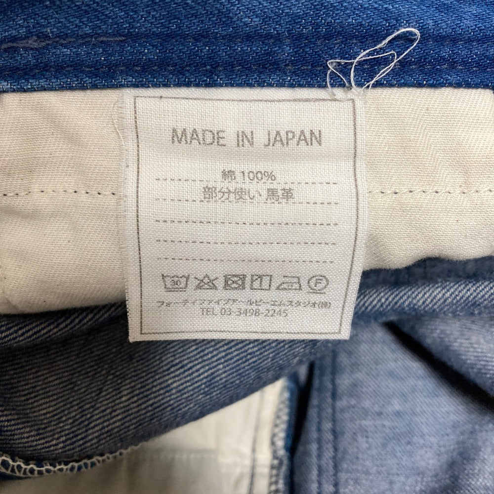 フォーティファイブアール ワイドデニムパンツ