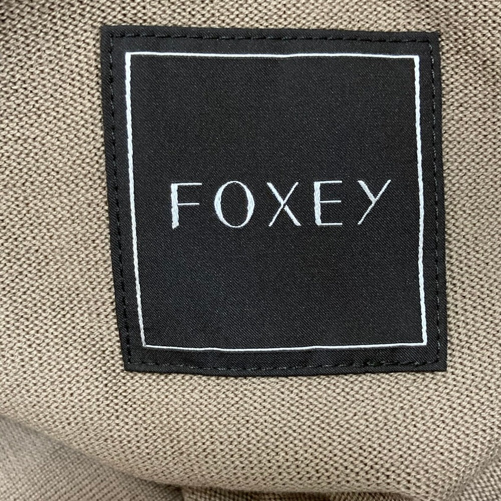 フォクシー Elegant ロングニットカーディガン