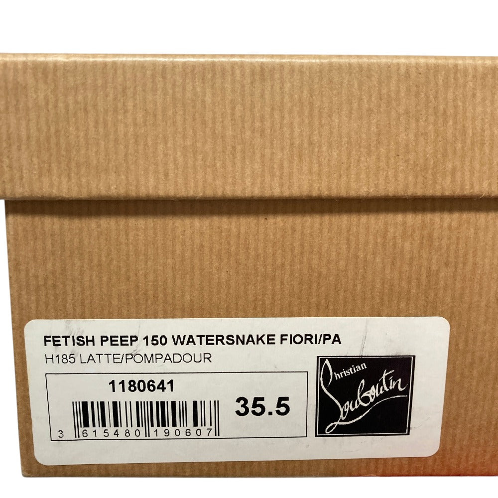 クリスチャンルブタン FETISH PEEP 150 パンプス