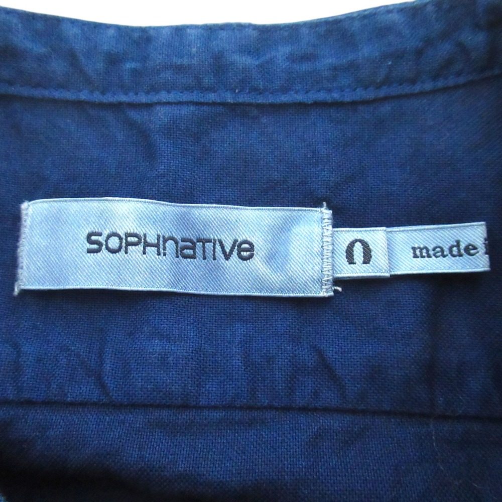ノンネイティブ SOPHNATIVE プルオーバーロングシャツ