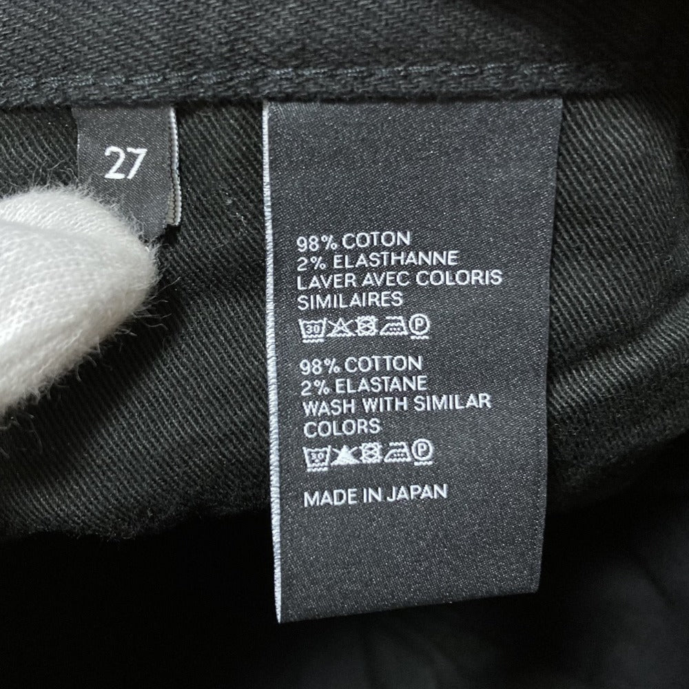 セリーヌ STREATCH SKINNY レザーデニムパンツ