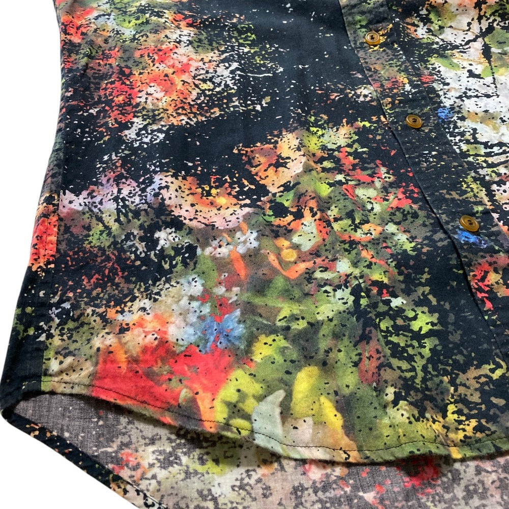 ヴィヴィアンウエストウッドマン プリント刺繍シャツ