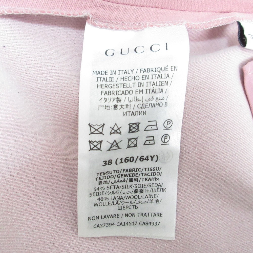 グッチ ウールクロップドワイドパンツ
