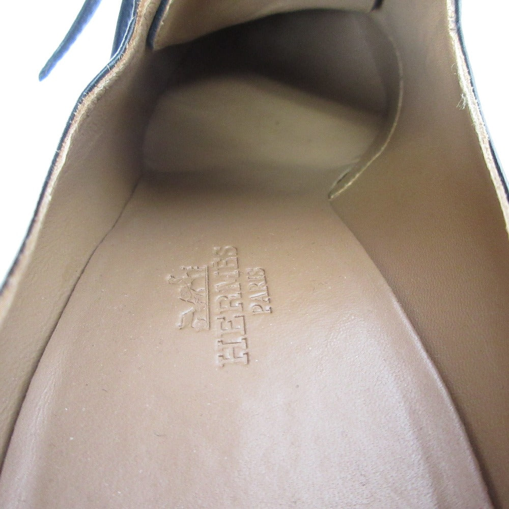 エルメス レザー レースアップパンプス