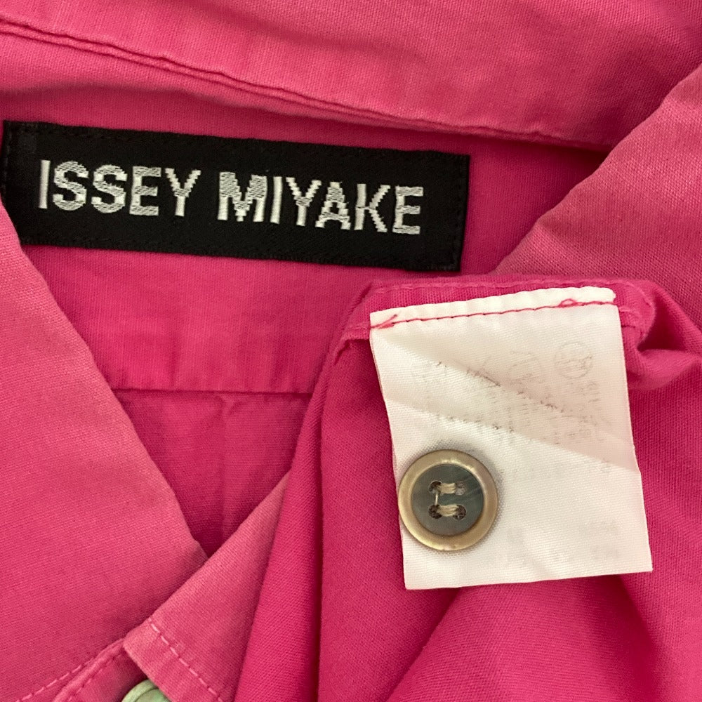 イッセイミヤケ ストレッチコットンシャツ