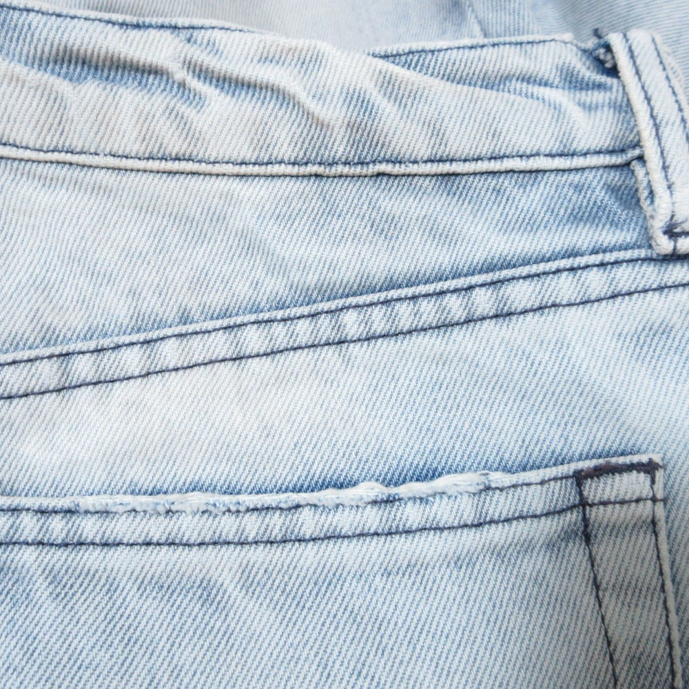 スリーバイワン ABBI JEAN ASYMMETRICAL WAIST CLEAN デニムパンツ