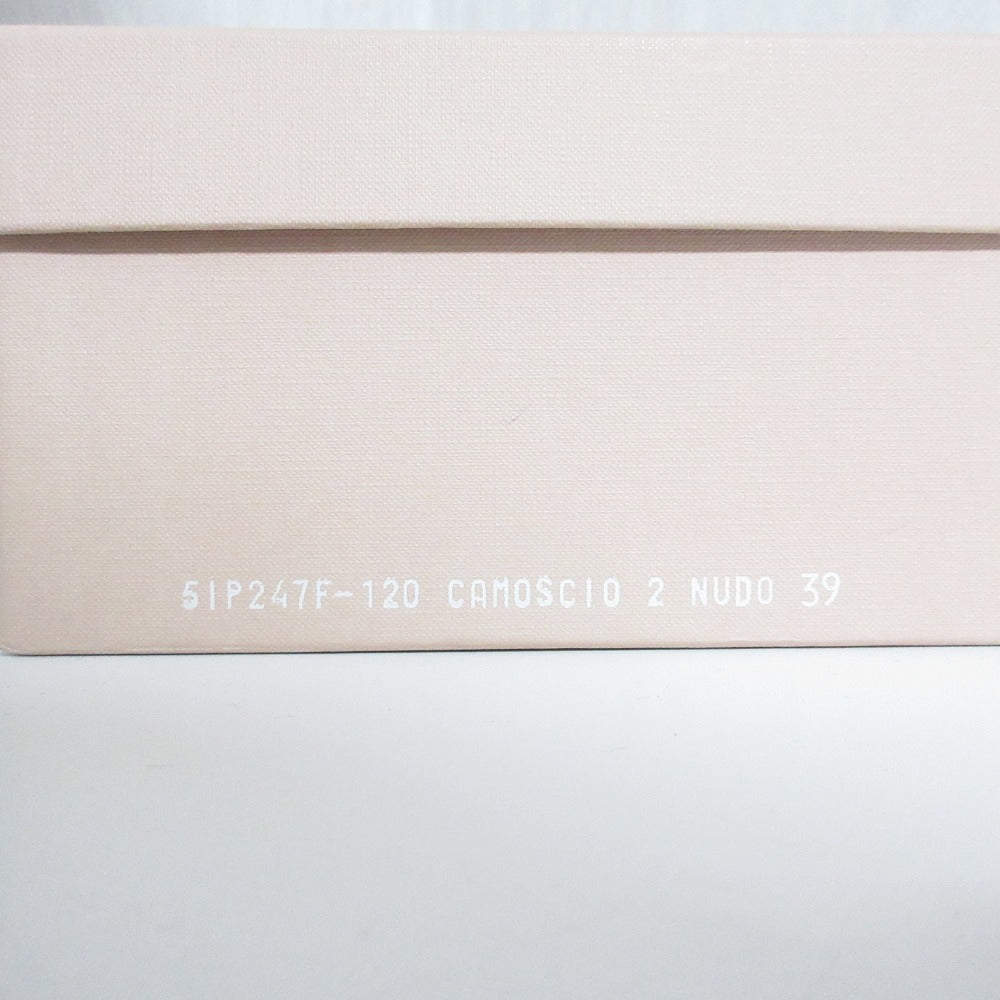 ミュウミュウ スエードレザー プラットフォームパンプス