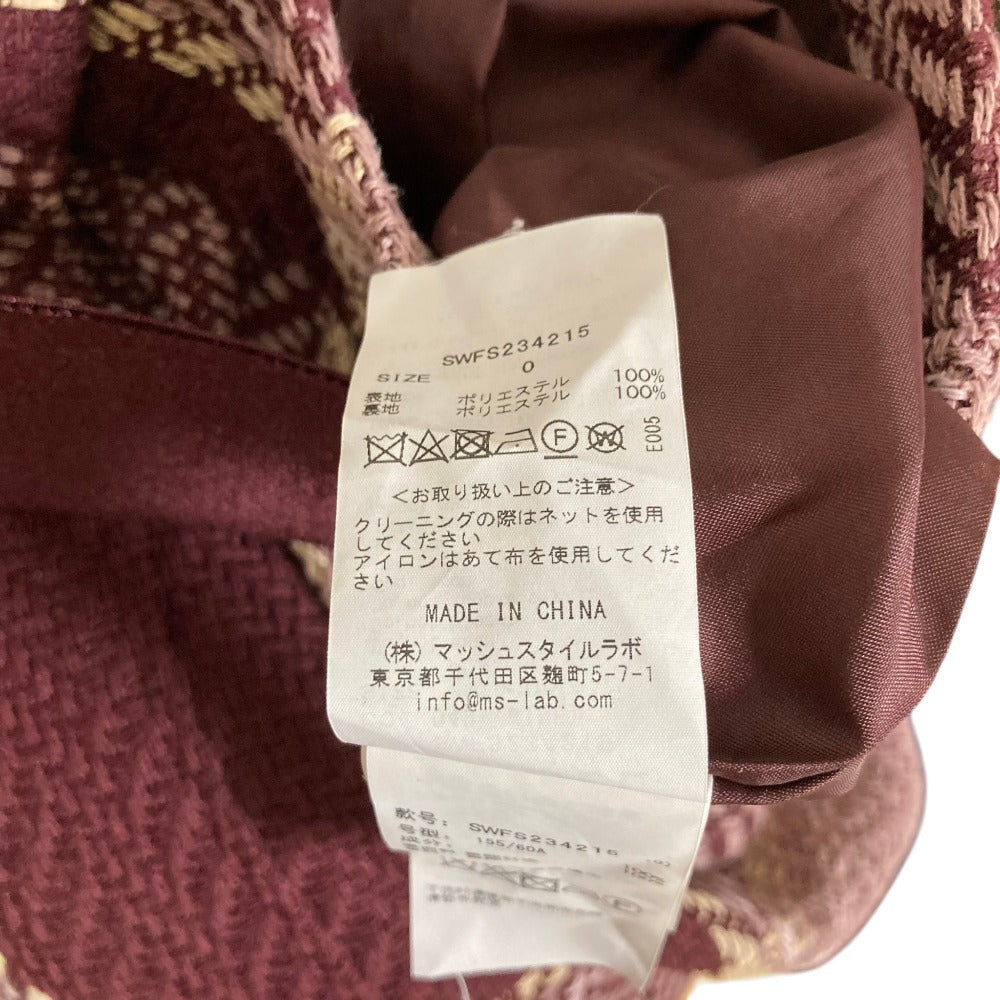 スナイデル 千鳥格子タイトスカート
