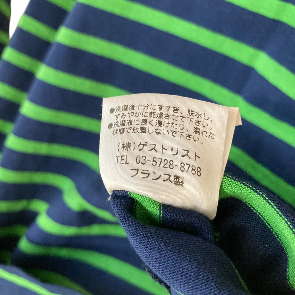 ルミノア ボーダー ボートネック ハーフスリーブTシャツ