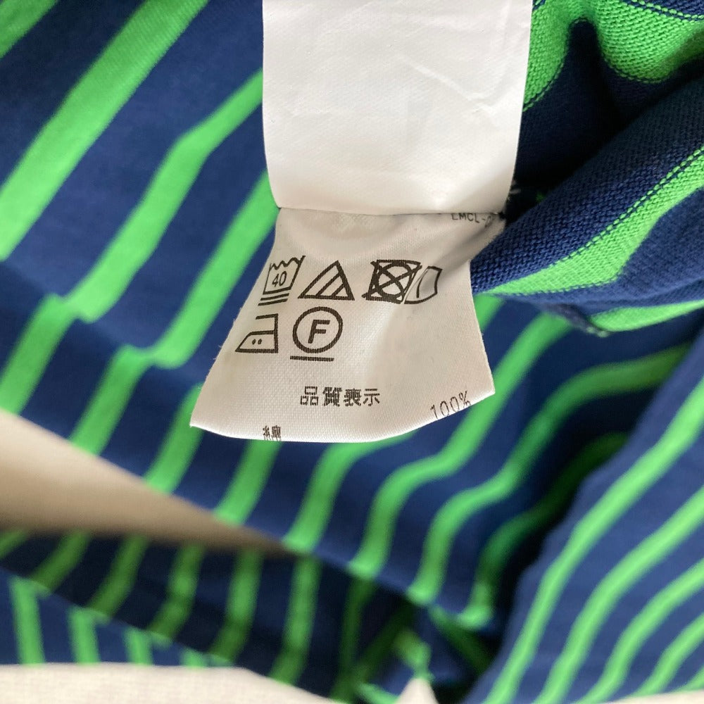 ルミノア ボーダー ボートネック ハーフスリーブTシャツ
