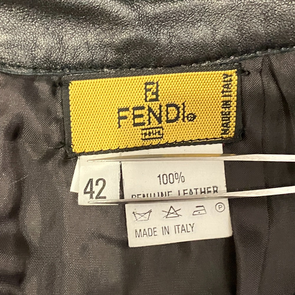 フェンディ ラムレザースカート