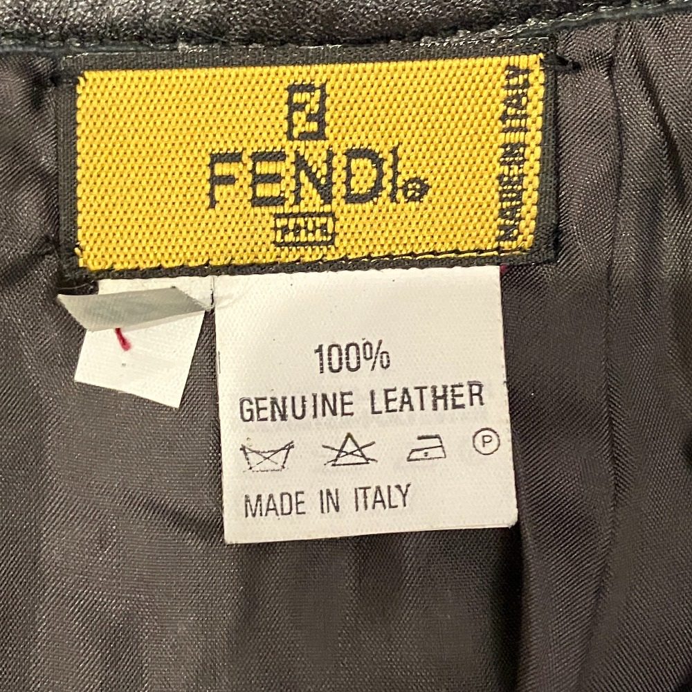フェンディ ラムレザースカート