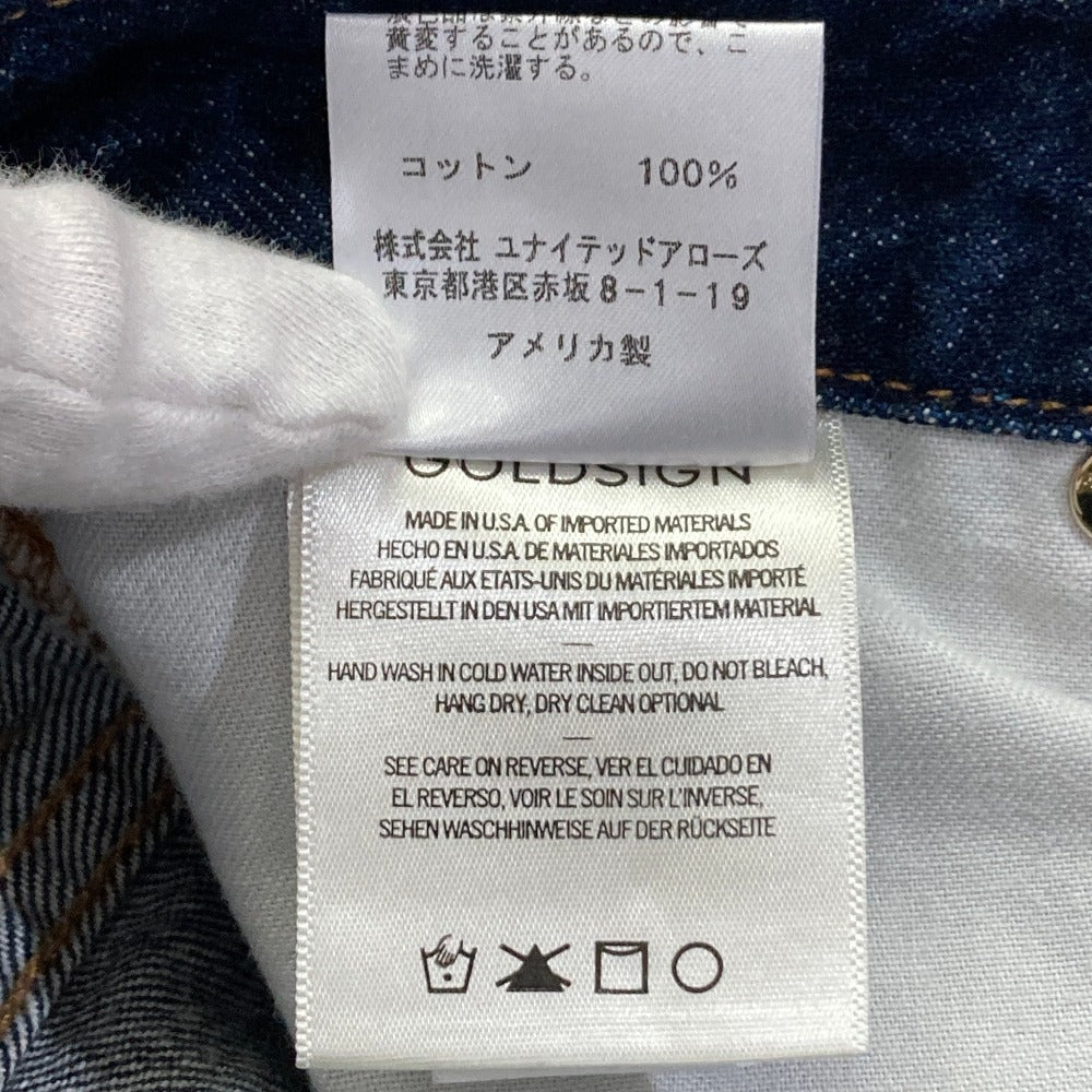 ゴールドサイン コットンデニムスカート