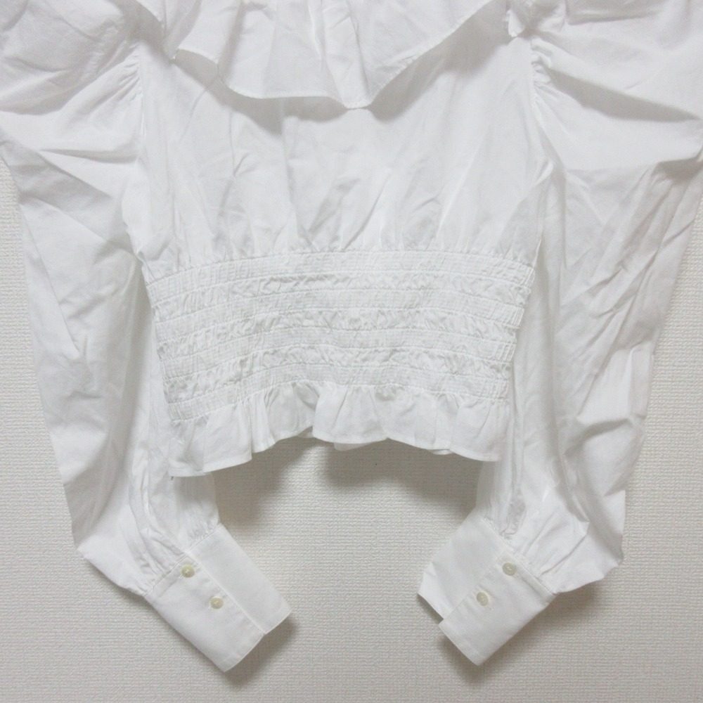 シーニュ Mireille シフォンクロップドトップス