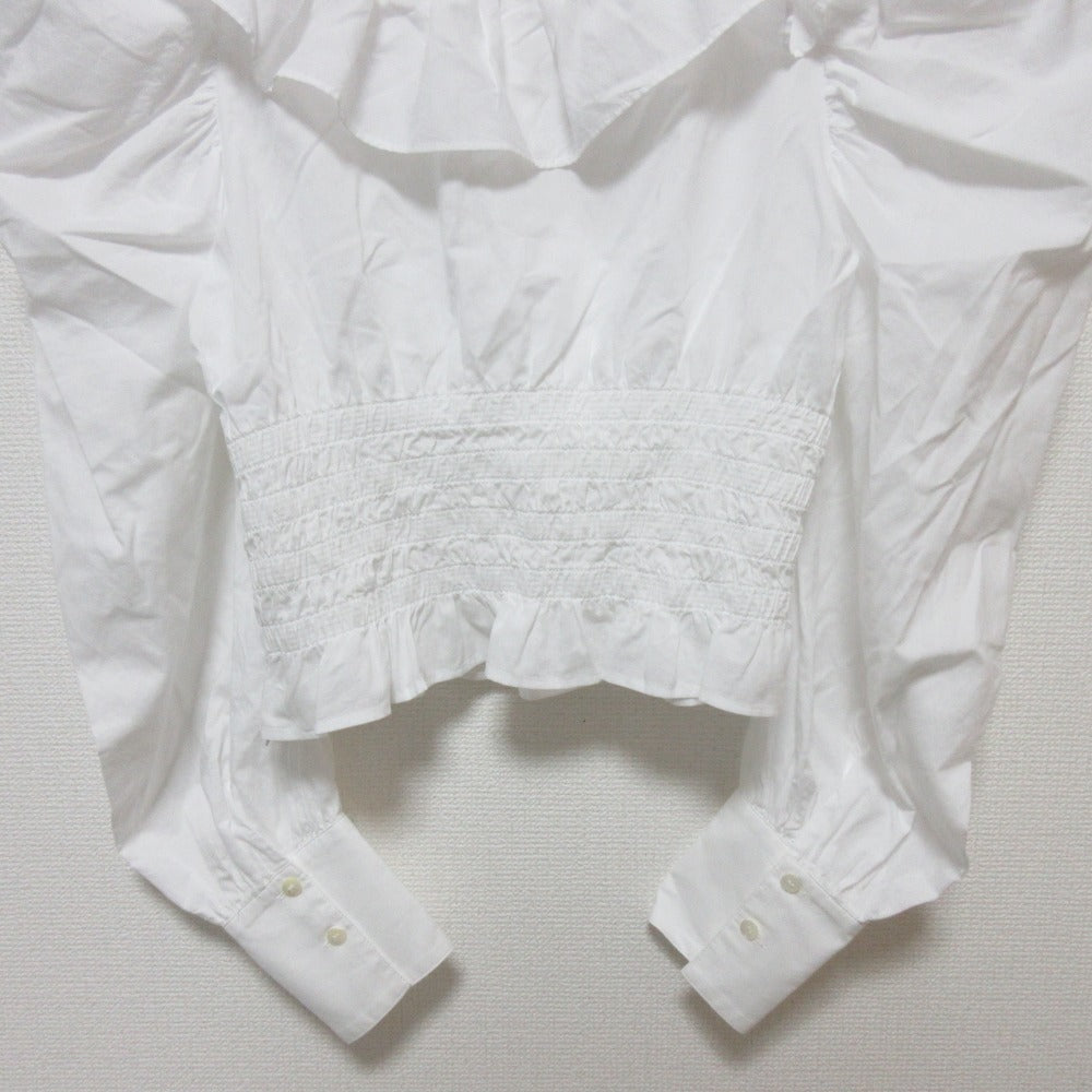 シーニュ Mireille シフォンクロップドトップス